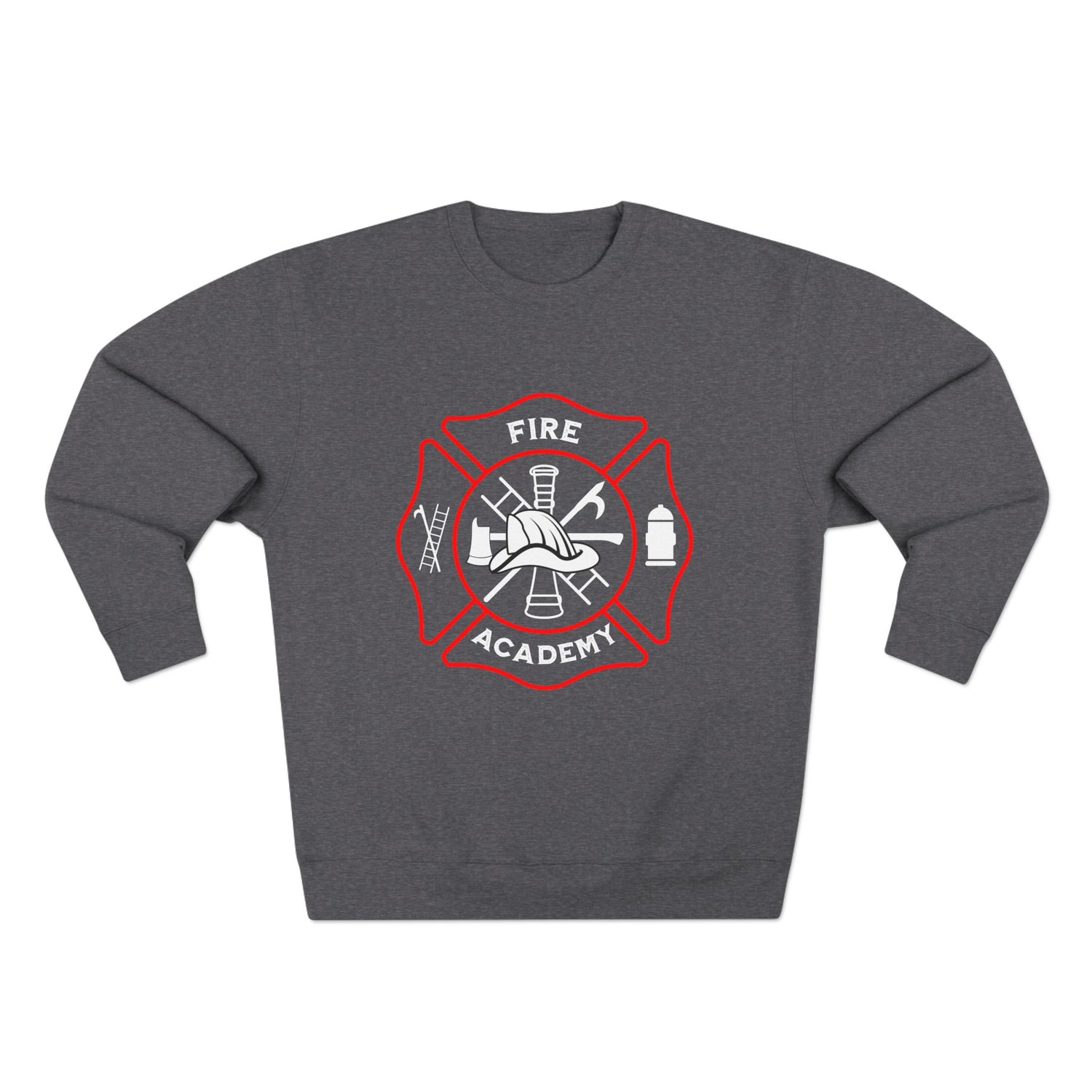 Fire Academy Graduation Sweatshirt — Probie to Chief (plus "Mom") Rank List Crewneck