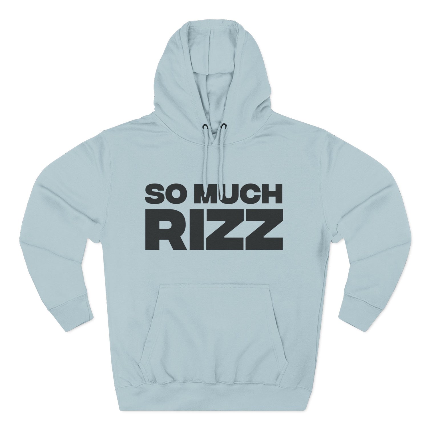 "So Much Rizz" Hoodie — Bold Text Streetwear Pullover for Trendsetters
