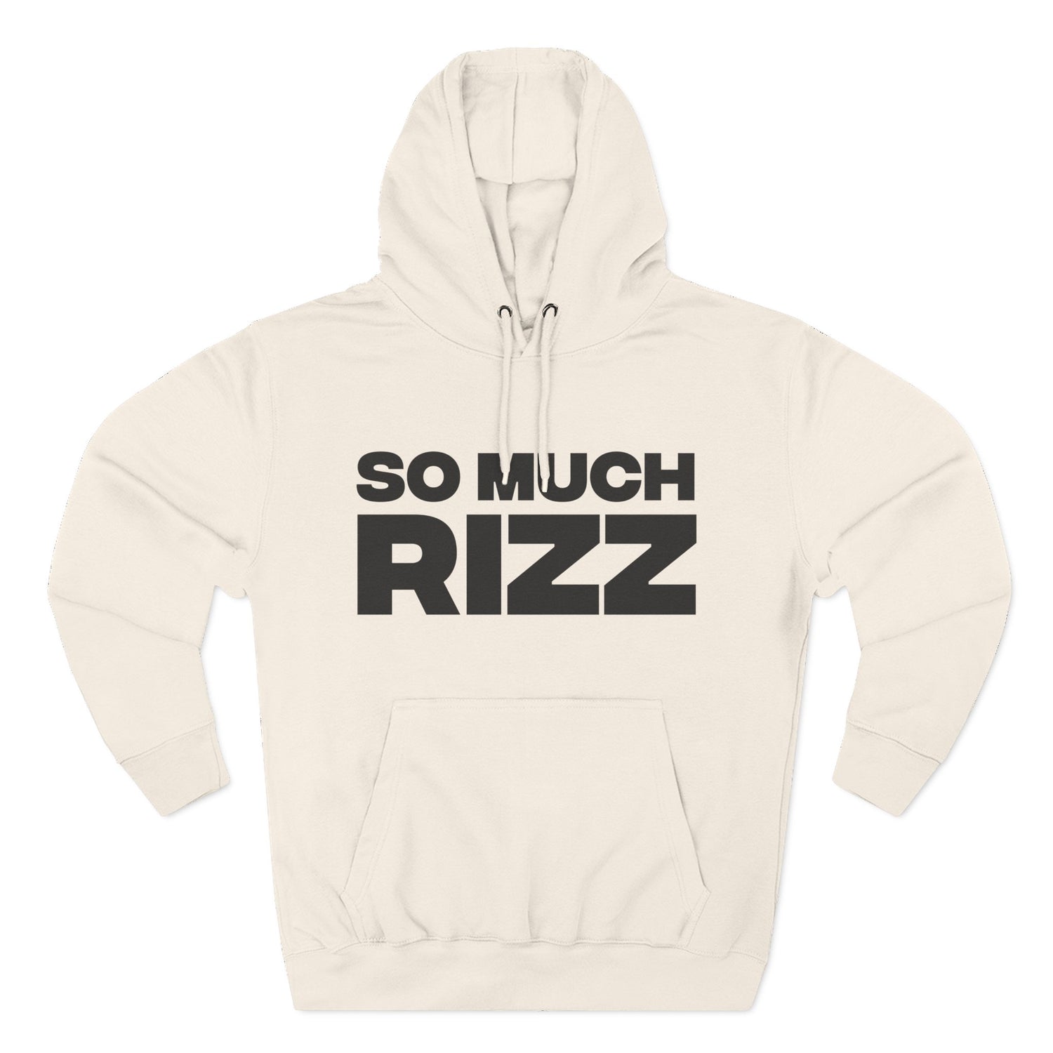 "So Much Rizz" Hoodie — Bold Text Streetwear Pullover for Trendsetters