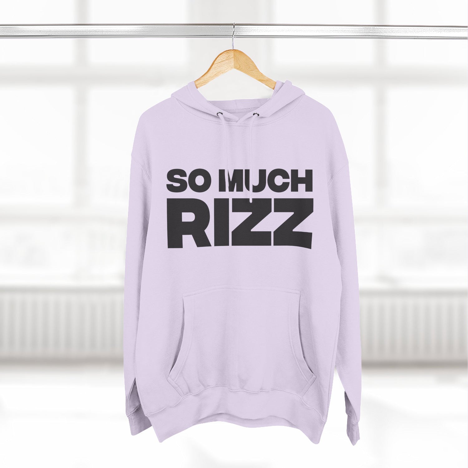 "So Much Rizz" Hoodie — Bold Text Streetwear Pullover for Trendsetters