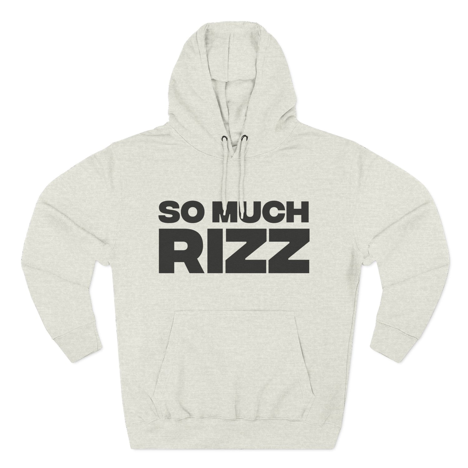 "So Much Rizz" Hoodie — Bold Text Streetwear Pullover for Trendsetters
