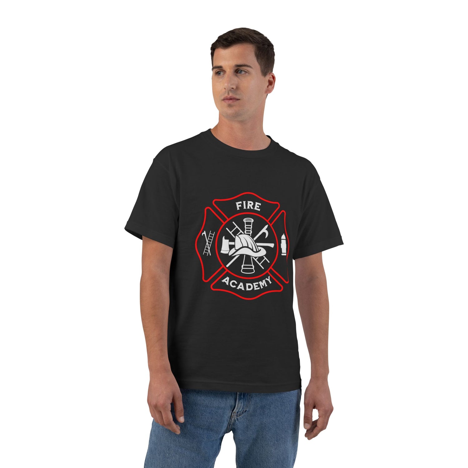 Fire Academy Graduation T-Shirt — Probie to Chief (plus "Mom") Rank List