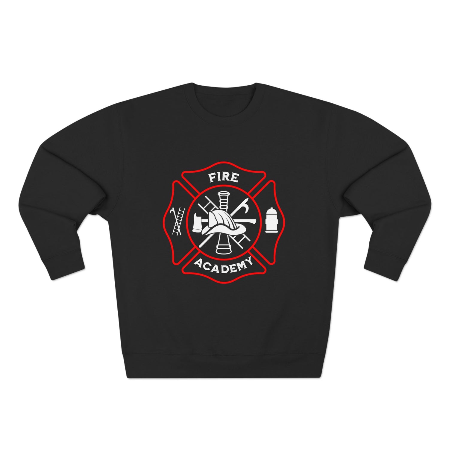 Fire Academy Graduation Sweatshirt — Probie to Chief (plus "Mom") Rank List Crewneck