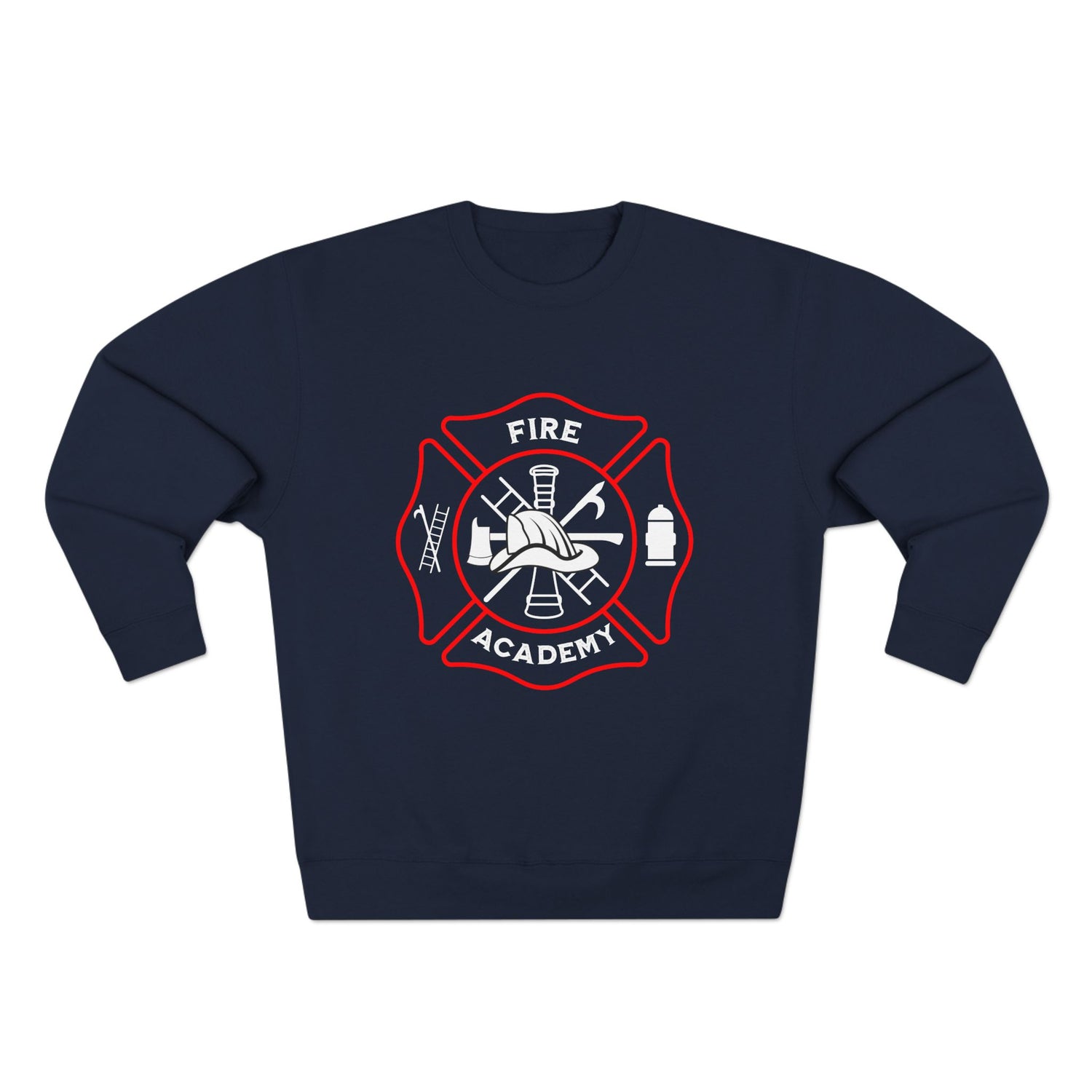 Fire Academy Graduation Sweatshirt — Probie to Chief (plus "Mom") Rank List Crewneck