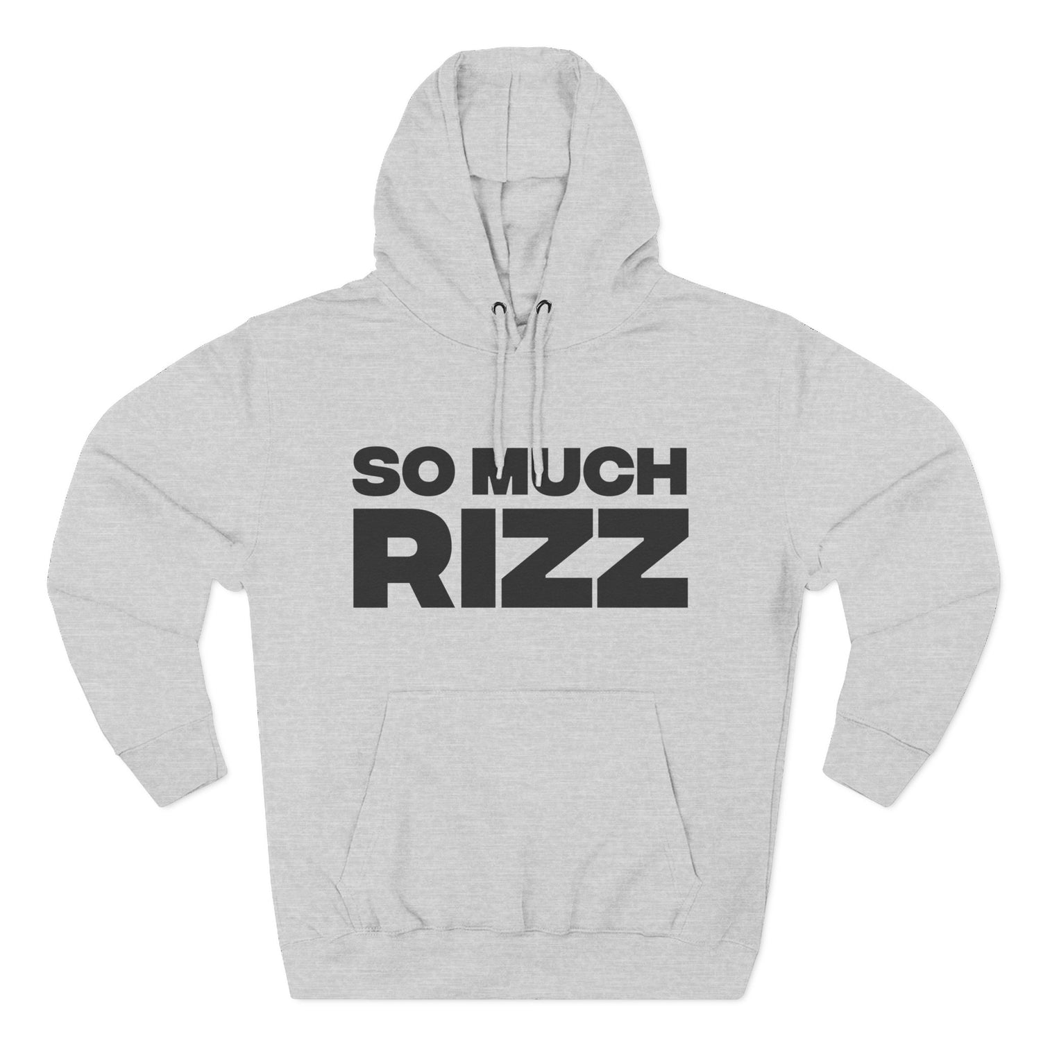 "So Much Rizz" Hoodie — Bold Text Streetwear Pullover for Trendsetters