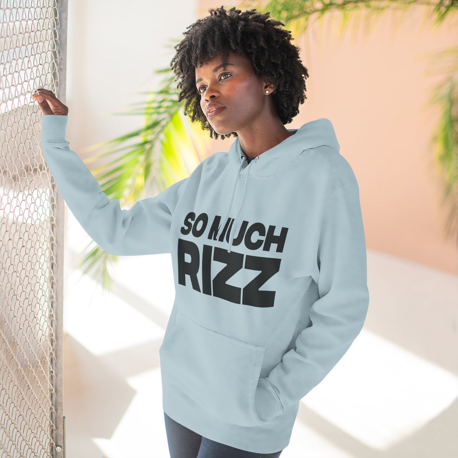 "So Much Rizz" Hoodie — Bold Text Streetwear Pullover for Trendsetters