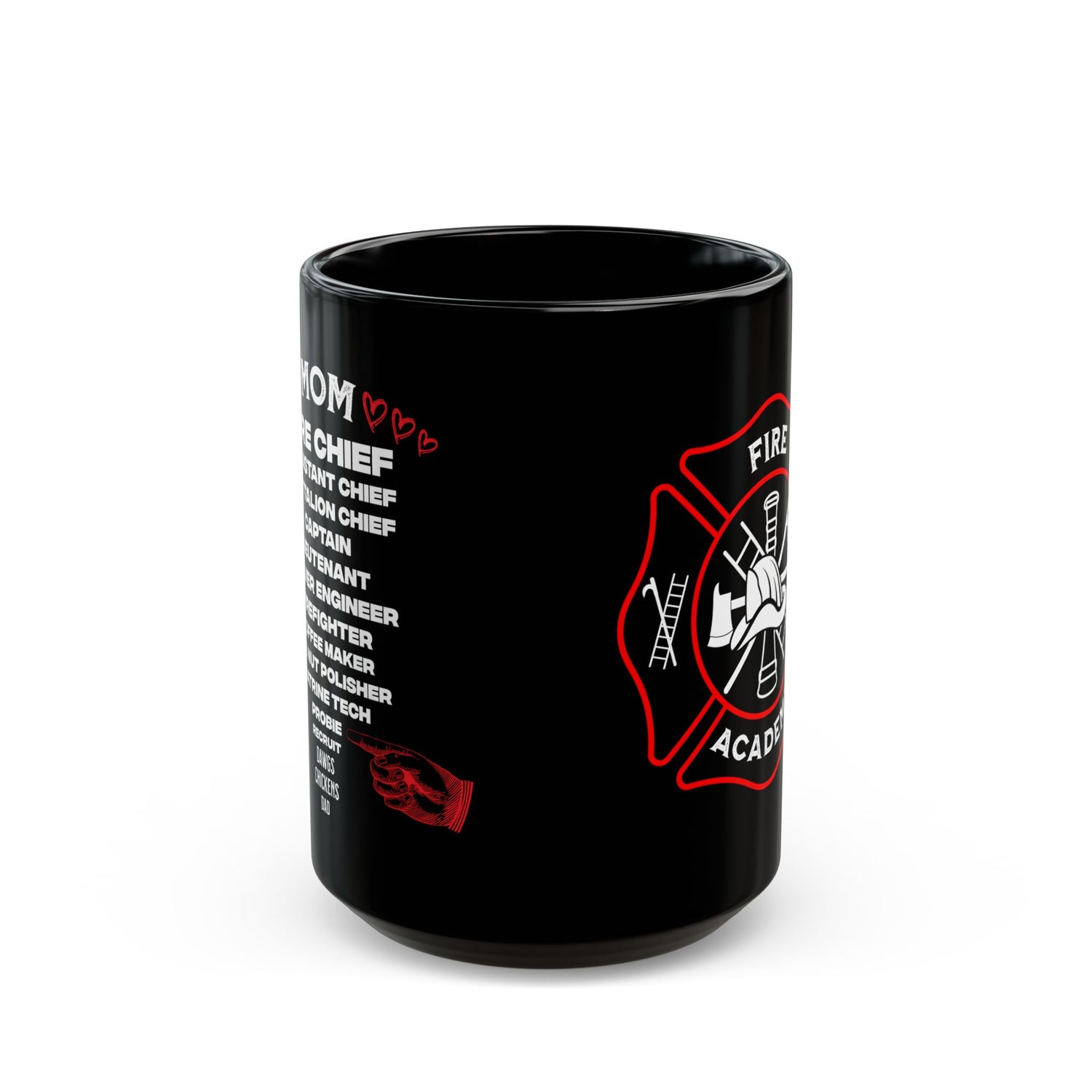 Fire Academy Coffee Mug — Black 15oz
